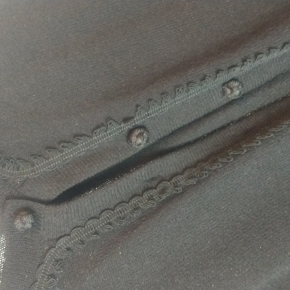 Helen Hsu black knit cardigan - Picture 3 of 7